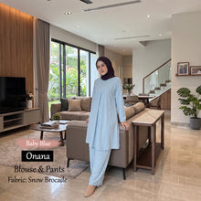 Onana Snow Brocade Blouse And Pants - Buy 2 @ Free Shipping