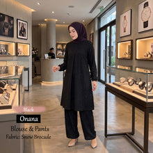 Onana Snow Brocade Blouse And Pants - Buy 2 @ Free Shipping