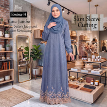 Emina-H Slim Sleeve Tunic Jumbo - Buy 2 @ Free Shipping