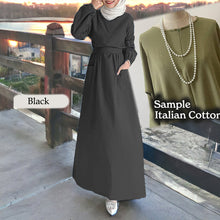 Xixili Back Zip COTTON Jubah