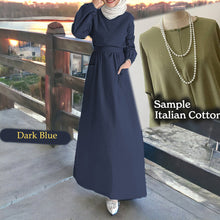 Xixili Back Zip COTTON Jubah