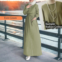 Xixili Back Zip COTTON Jubah