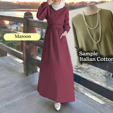 Xixili Back Zip COTTON Jubah