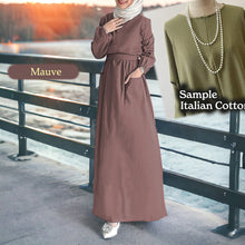 Xixili Back Zip COTTON Jubah