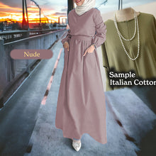 Xixili Back Zip COTTON Jubah