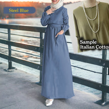 Xixili Back Zip COTTON Jubah