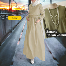 Xixili Back Zip COTTON Jubah