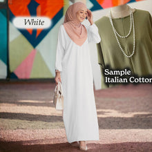 Vardah Italian Crumple Cotton Jubah B