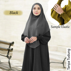 Ladie Elastic Cuff Tunic Jumbo (No Tudung) - COD Not Available