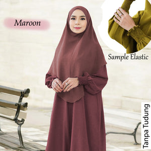 Ladie Elastic Cuff Tunic Jumbo (No Tudung) - COD Not Available