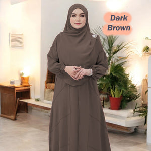 Uniya Tunic Jumbo A (Loose Sleeve) - No Tudung - COD Not Available