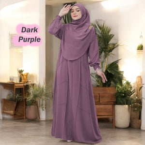 Uniya Tunic Jumbo A (Loose Sleeve) - No Tudung - COD Not Available
