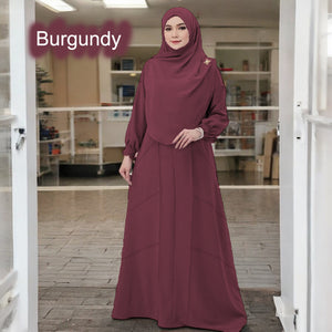 Uniya Tunic Jumbo B (Loose Sleeve) - No Tudung - COD Not Available