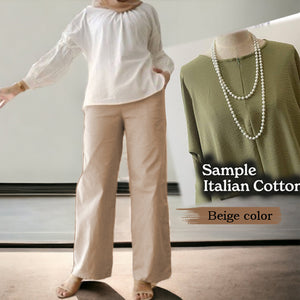Hei Cotton Loose Pants