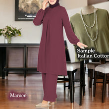 Emma Cotton Set - Clearance - Maroon - Size 3XL
