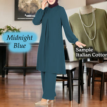 Emma Cotton Set - Clearance - Midnight Blue - Size 3XL