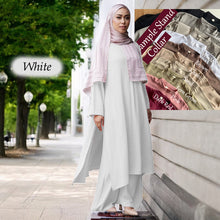 Junaida Stand Collar Set (Size 6xl ~ 10xl) - Loose Sleeve