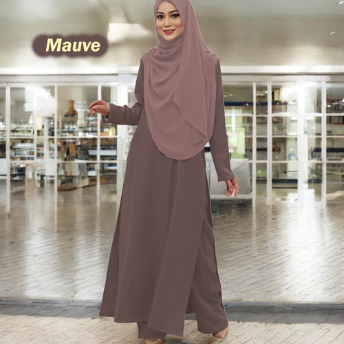Pasha Tunic Jumbo + Pants - Clearance - Mauve - Size 9XL