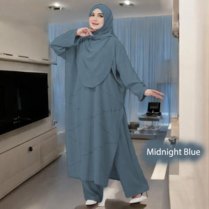 Isella Set (Size 6xl ~ 10xl) - Free Instant Tudung