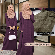 Paris Jubah - Clearance - Midnight Purple - Size S