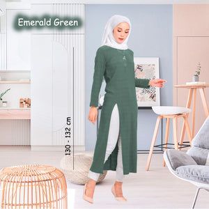 Eika Tunic Jumbo - Clearance - Emerald Green - Size S