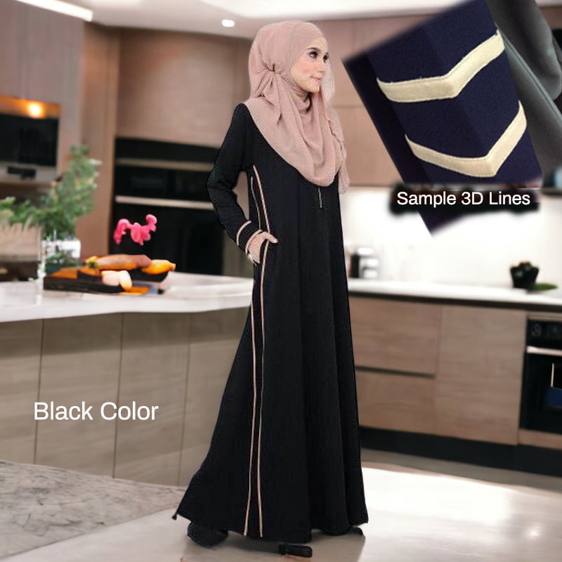 Niesha Flowy Jubah A