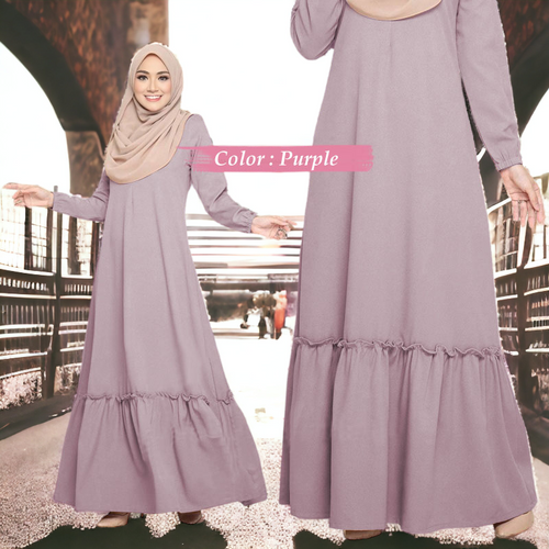 Wati Ruffle Jubah A