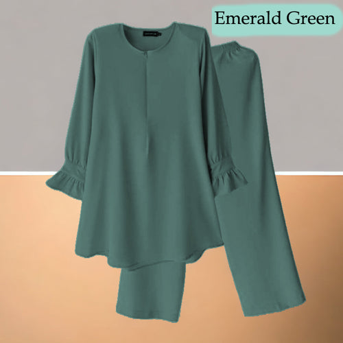 Dina Set - Clearance - Emerald Green - Size M