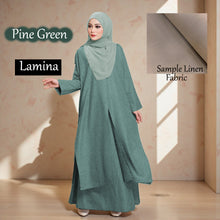 Lamina Linen Tunic Dress - Hannah Singapore