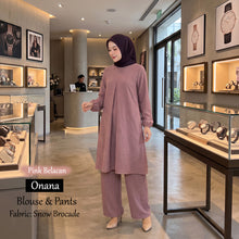 Onana Snow Brocade Blouse And Pants - Buy 2 @ Free Shipping