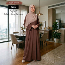 Nila Snow Brocade Kaftan - Buy 2 @ Free Shipping