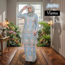 Vlama Blouse Only - Baby Blue - 5XL