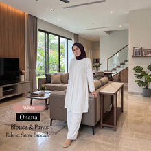 Onana Snow Brocade Blouse And Pants - Buy 2 @ Free Shipping