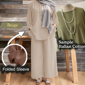 Namila Cotton Loose Pants Set B