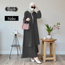 Hebo Cardigan Tunic Dress