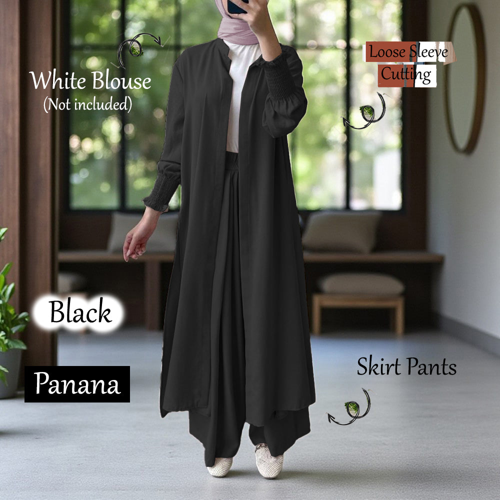 Panana Cardigan Skirt Pants