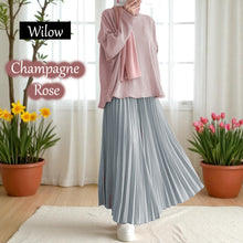 Wilow Pleated Tunic Dress - Buy 2 Free Tudung DR888