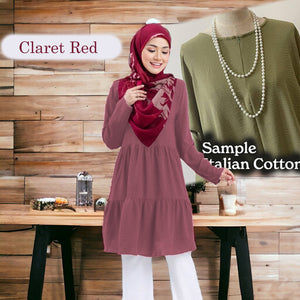 Wanda Cotton Blouse  (Size 6xl - 10xl)