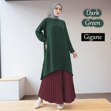 Gigane B Pleated Tunic Dress