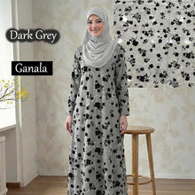 Ganala Velvet Mini Jubah - Buy 2 @ Free Shipping - Hannah Singapore