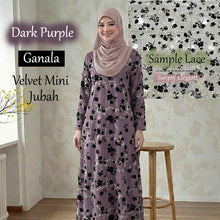 Ganala B Velvet Mini Jubah - Buy 2 @ Free Shipping