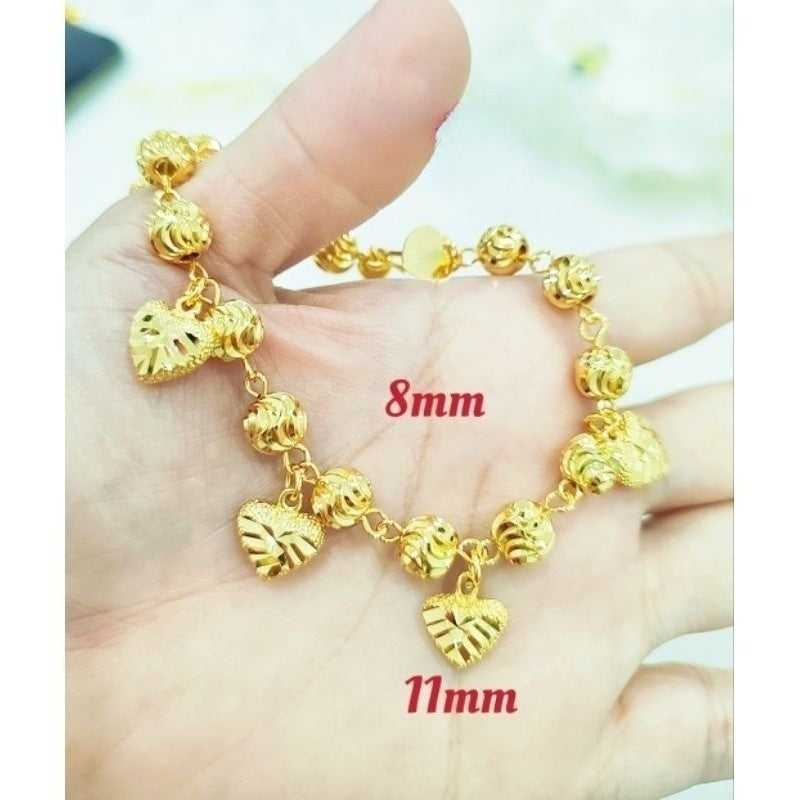 EB124 - Korean Gold Boba Bracelet