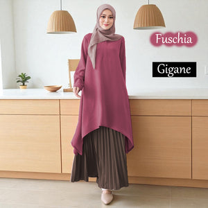 Gigane B Pleated Tunic Dress