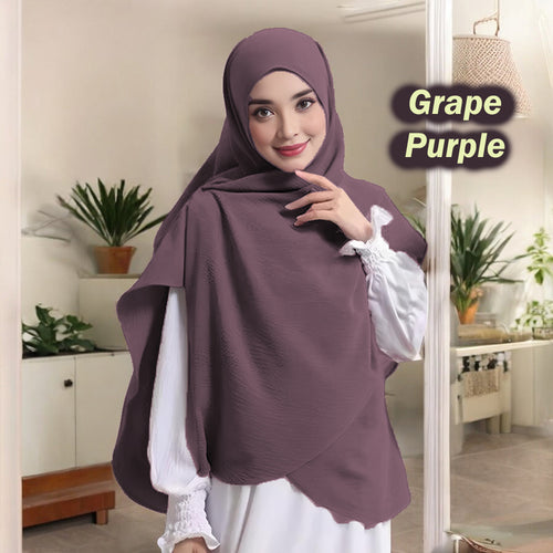 Qnana Oval Instant Tudung - Paynow $12 - COD $14 - Buy 3 @ Free BL777