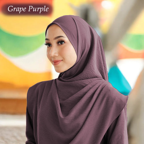 Lahifa Tunic Jumbo (Free Tudung Bawal) (Size 6xl ~ 10xl)