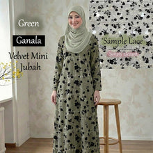 Ganala B Velvet Mini Jubah - Buy 2 @ Free Shipping