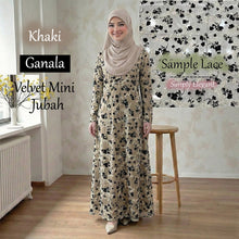 Ganala B Velvet Mini Jubah - Buy 2 @ Free Shipping