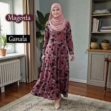 Ganala Velvet Mini Jubah - Buy 2 @ Free Shipping - Hannah Singapore