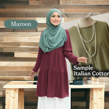 Wanda Cotton Blouse  (Size 6xl - 10xl)