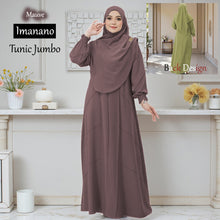 Imanano-B Tunic Jumbo - Buy 1 @ Free Tudung TD999